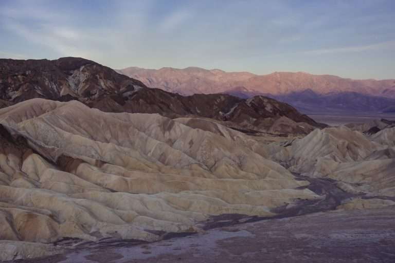 il paesaggio lunare della Death Valley
