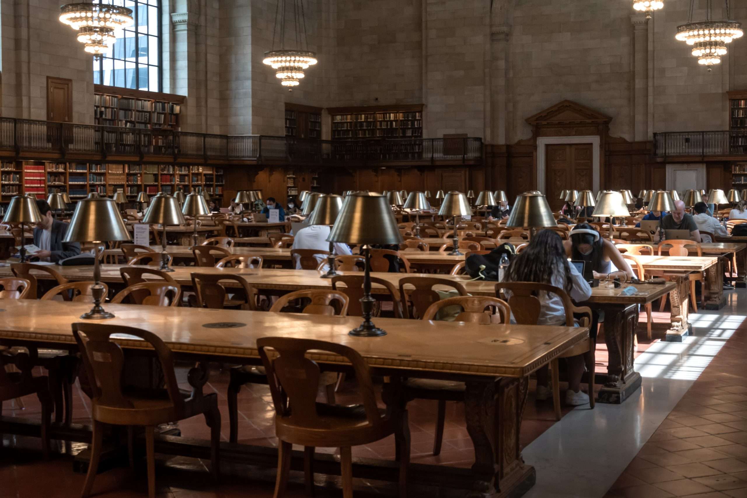 Il pianeta di libri alla New York Public Library